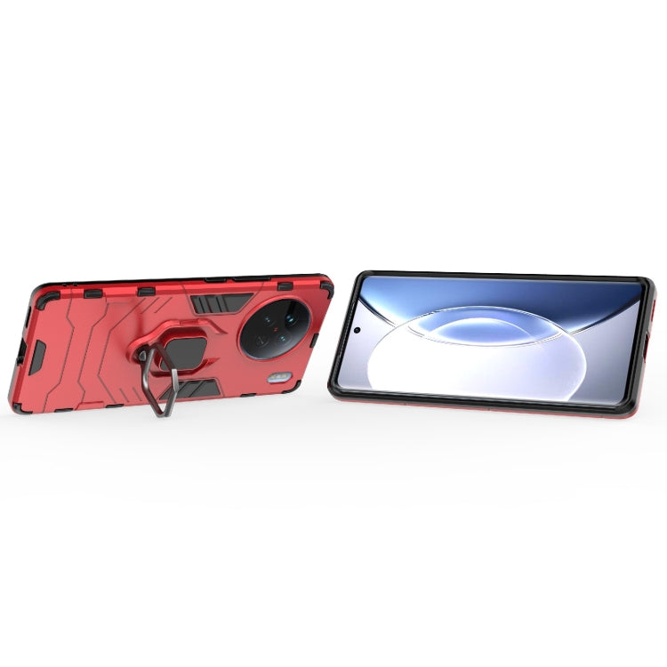 For vivo X90 5G Magnetic Ring Holder PC + TPU Phone Case