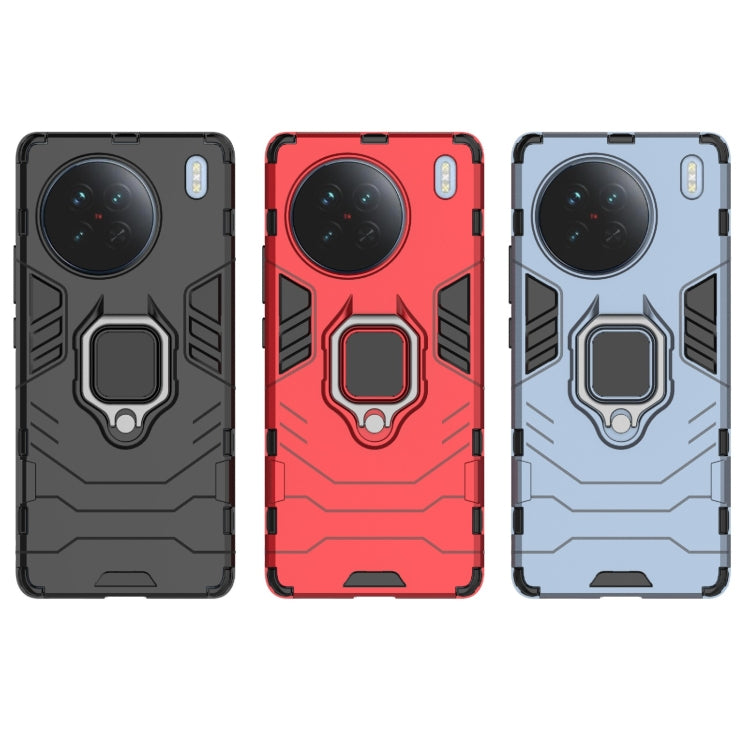 For vivo X90 5G Magnetic Ring Holder PC + TPU Phone Case