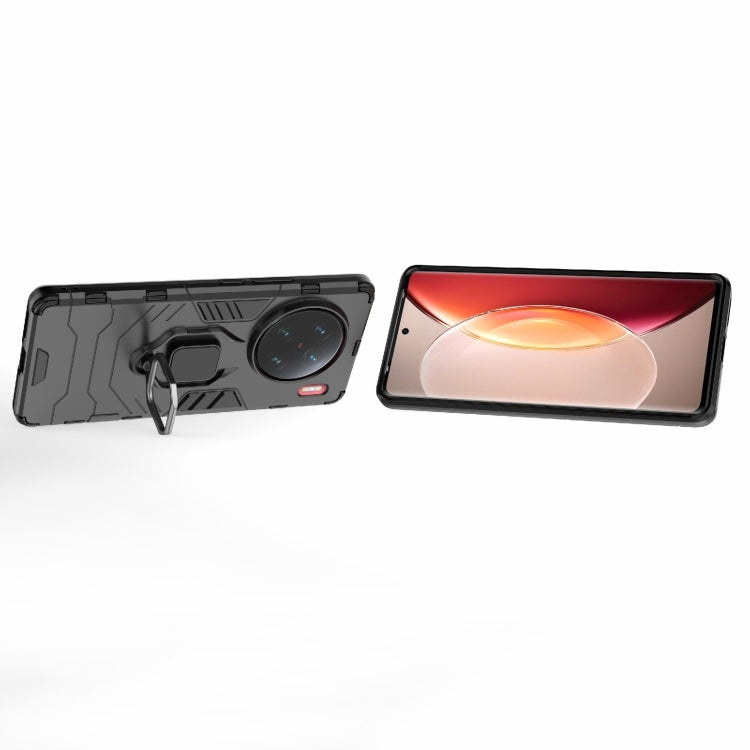 For vivo X90 Pro+ 5G Magnetic Ring Holder PC + TPU Phone Case