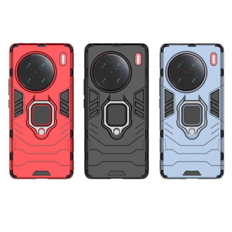 For vivo X90 Pro+ 5G Magnetic Ring Holder PC + TPU Phone Case