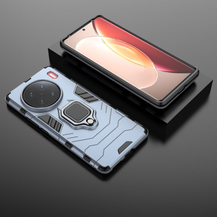 For vivo X90 Pro+ 5G Magnetic Ring Holder PC + TPU Phone Case