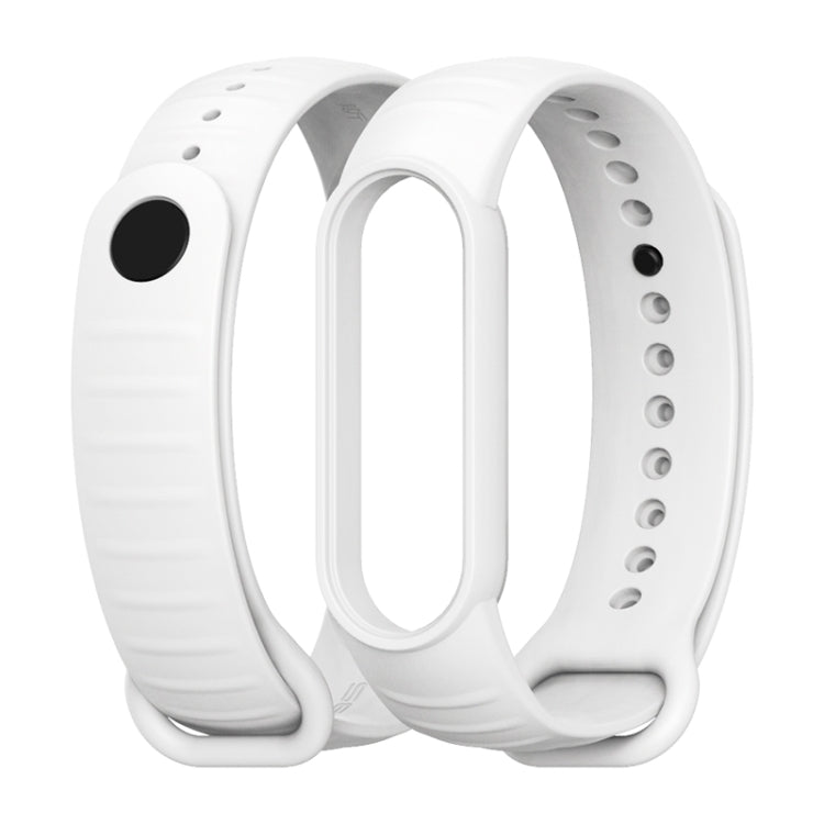 For Xiaomi Mi Band 7 / 6 / 5 MIJOBS Ripple Texture TPU Watch Band