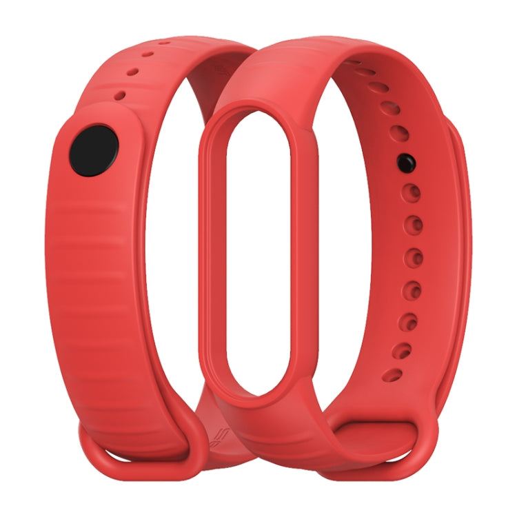 For Xiaomi Mi Band 7 / 6 / 5 MIJOBS Ripple Texture TPU Watch Band