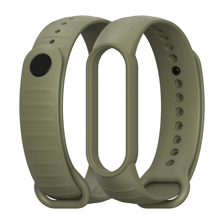 For Xiaomi Mi Band 7 / 6 / 5 MIJOBS Ripple Texture TPU Watch Band