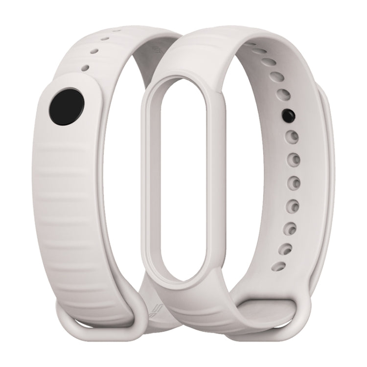 For Xiaomi Mi Band 7 / 6 / 5 MIJOBS Ripple Texture TPU Watch Band