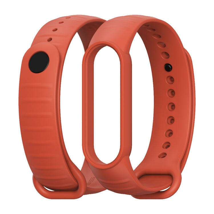 For Xiaomi Mi Band 7 / 6 / 5 MIJOBS Ripple Texture TPU Watch Band