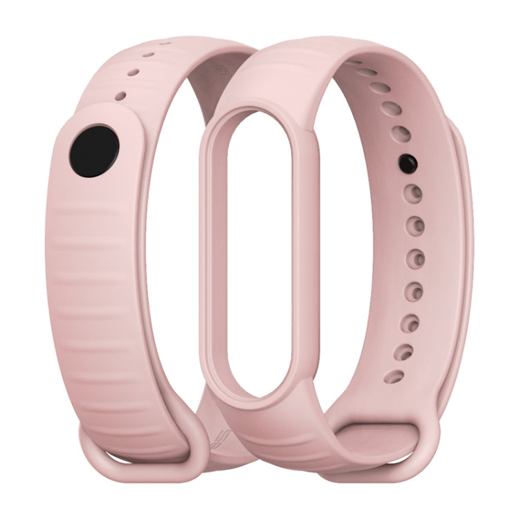 For Xiaomi Mi Band 7 / 6 / 5 MIJOBS Ripple Texture TPU Watch Band