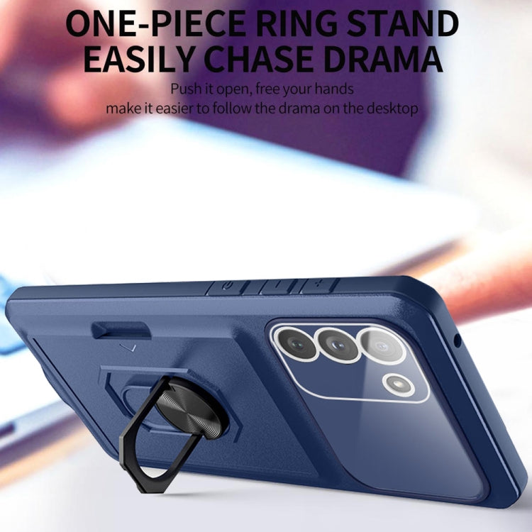 For Samsung Galaxy S23 Ultra 5G Card Ring Holder Shockproof Phone Case