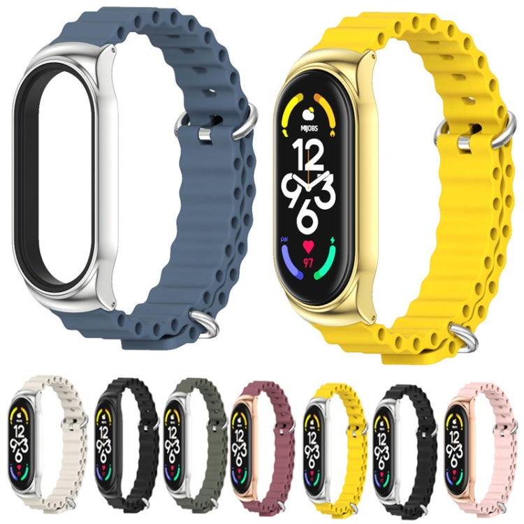 For Xiaomi Mi Band 6 / 5 / 4 / 3 MIJOBS CS Marine Silicone Breathable Watch Band