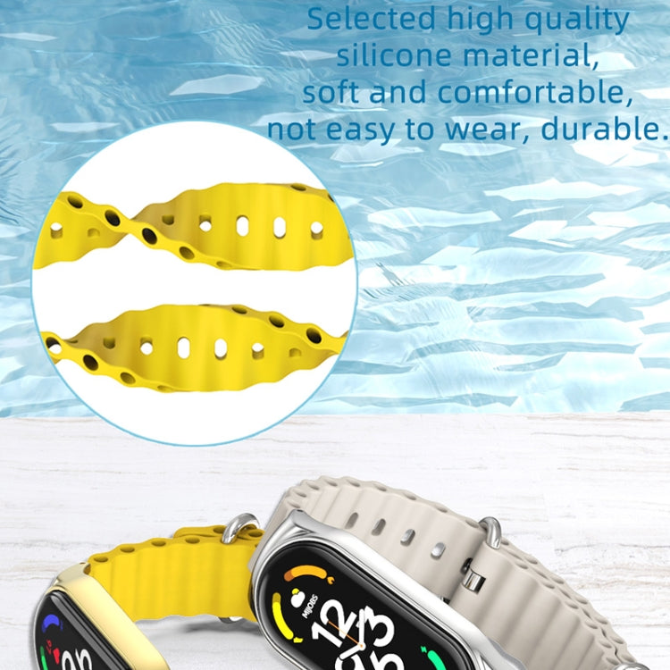 For Xiaomi Mi Band 6 / 5 / 4 / 3 MIJOBS CS Marine Silicone Breathable Watch Band