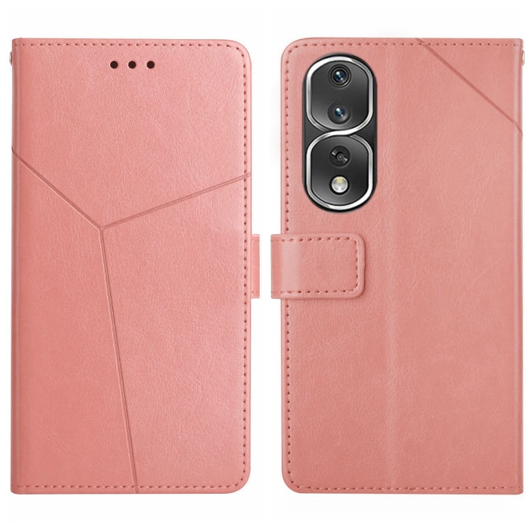 For Honor 80 Pro HT01 Y-shaped Pattern Flip Leather Phone Case