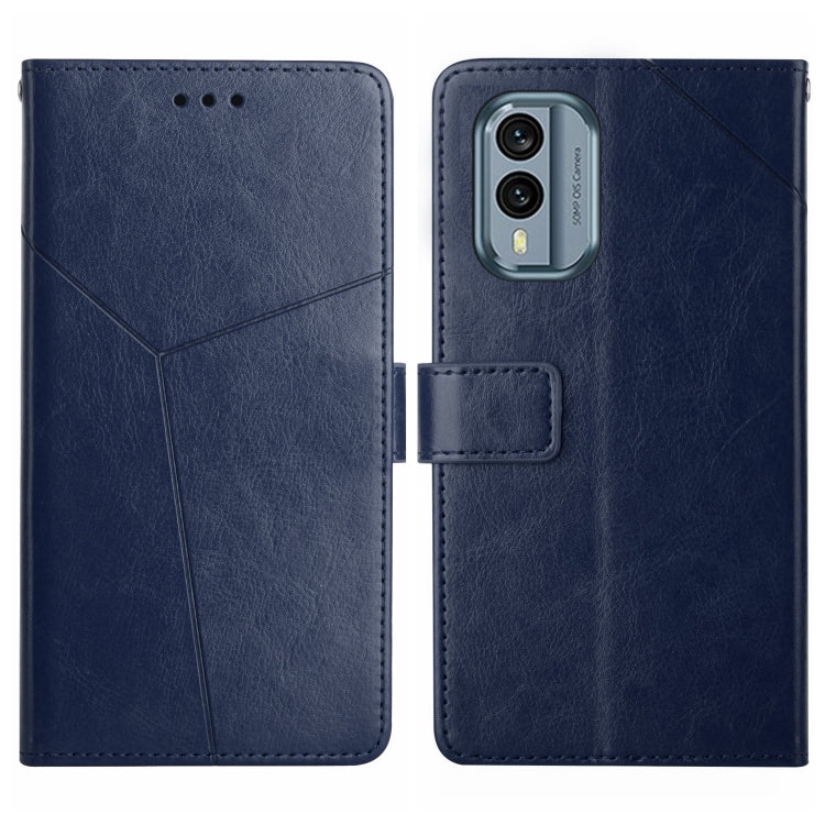 For Nokia X30 HT01 Y-shaped Pattern Flip Leather Phone Case