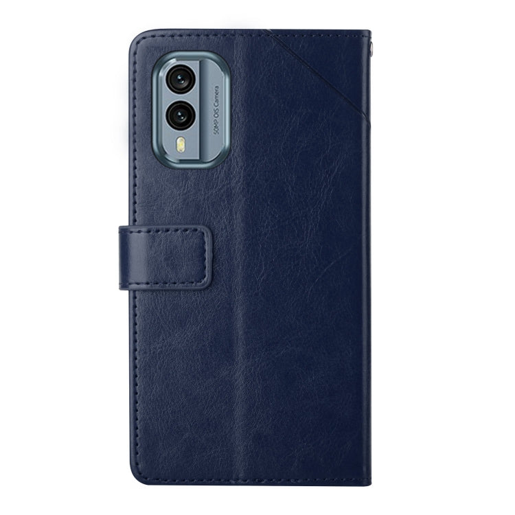 For Nokia X30 HT01 Y-shaped Pattern Flip Leather Phone Case