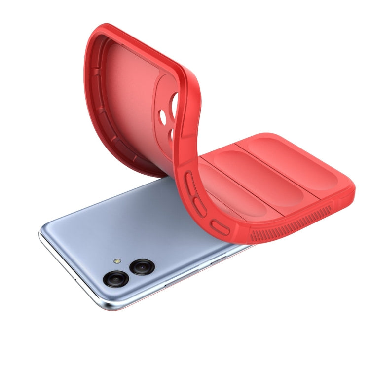 For Samsung Galaxy A04e 4G Magic Shield TPU + Flannel Phone Case