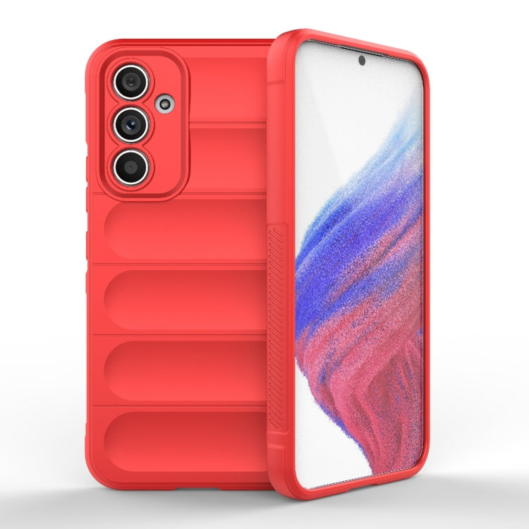 For Samsung Galaxy A54 5G Magic Shield TPU + Flannel Phone Case