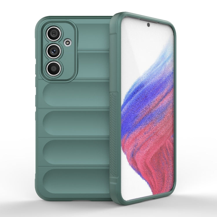 For Samsung Galaxy A54 5G Magic Shield TPU + Flannel Phone Case
