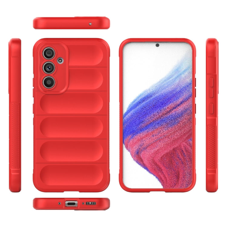 For Samsung Galaxy A54 5G Magic Shield TPU + Flannel Phone Case