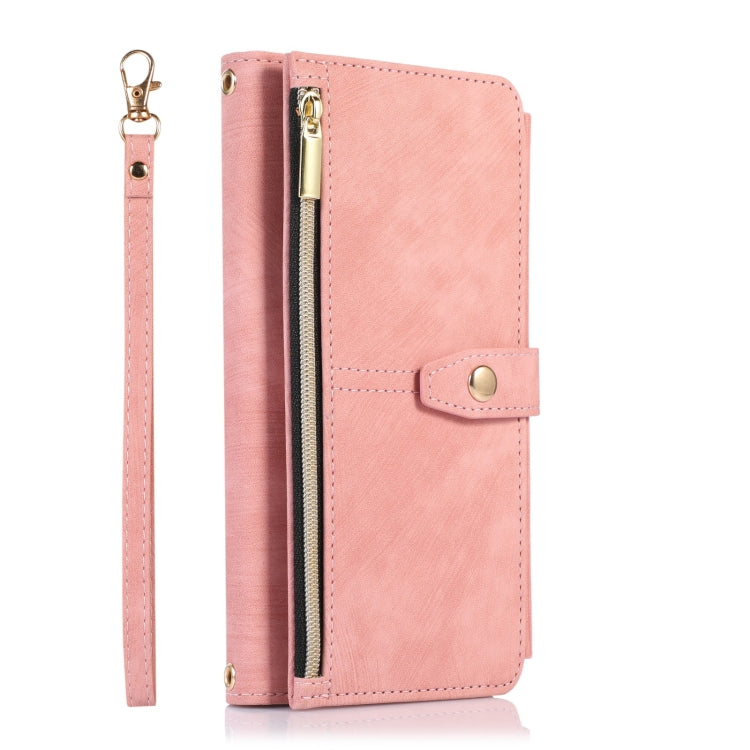 For iPhone 14 Pro Dream 9-Card Wallet Zipper Bag Leather Phone Case