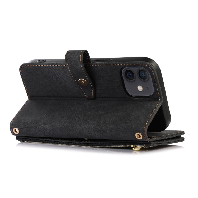For iPhone 11 Dream 9-Card Wallet Zipper Bag Leather Phone Case
