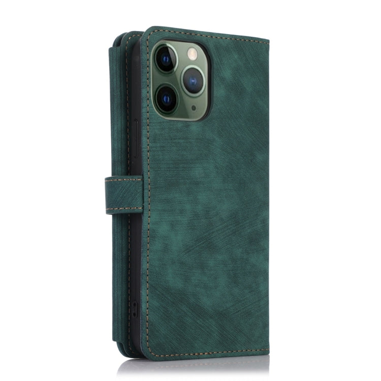 For iPhone 11 Pro Dream 9-Card Wallet Zipper Bag Leather Phone Case