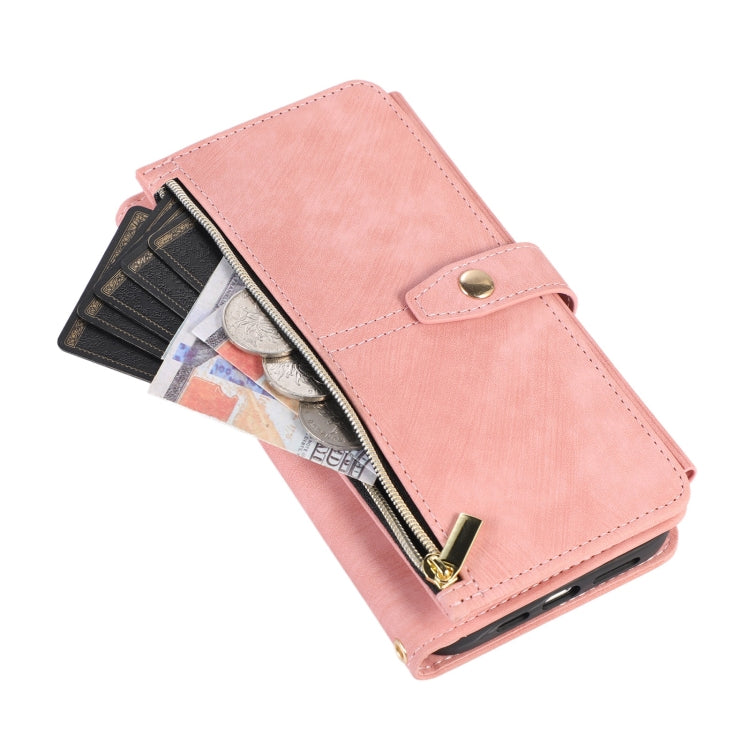 For iPhone 11 Pro Dream 9-Card Wallet Zipper Bag Leather Phone Case