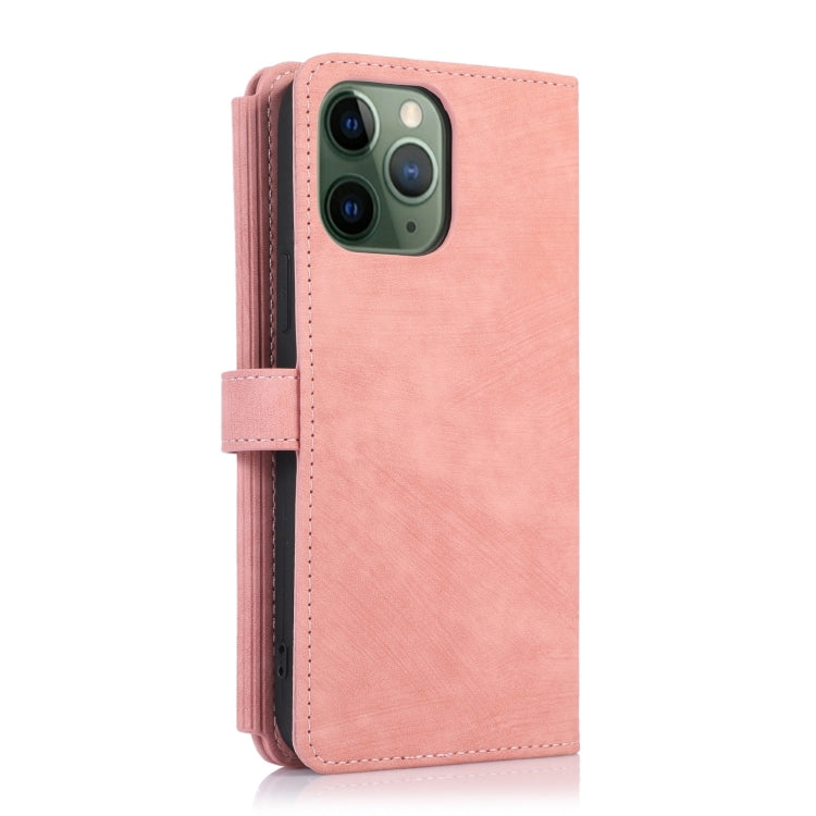 For iPhone 11 Pro Max Dream 9-Card Wallet Zipper Bag Leather Phone Case