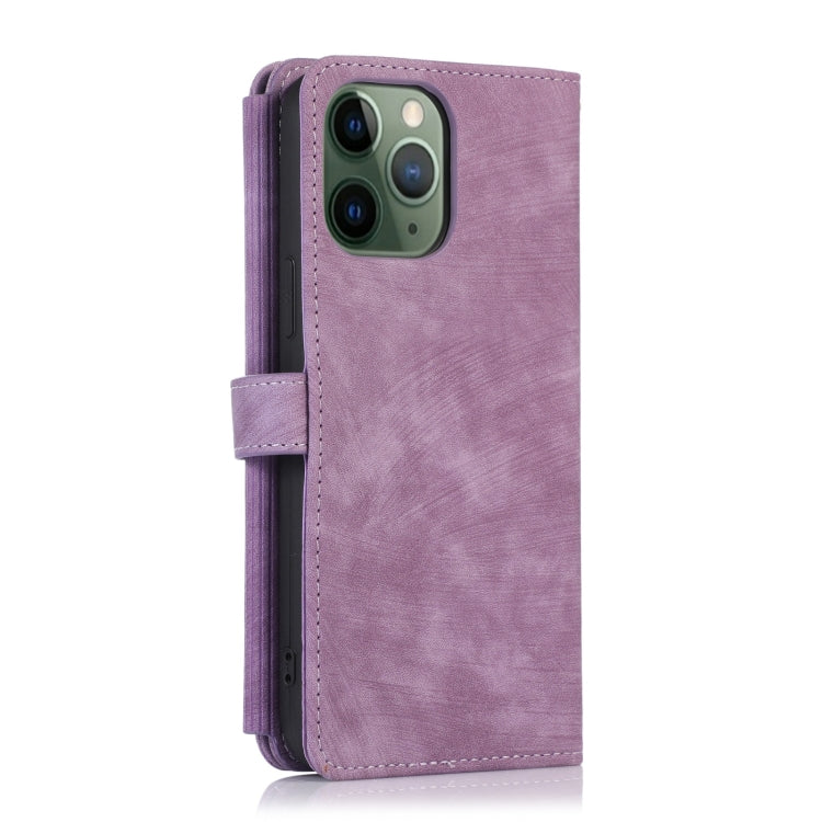 For iPhone 11 Pro Max Dream 9-Card Wallet Zipper Bag Leather Phone Case