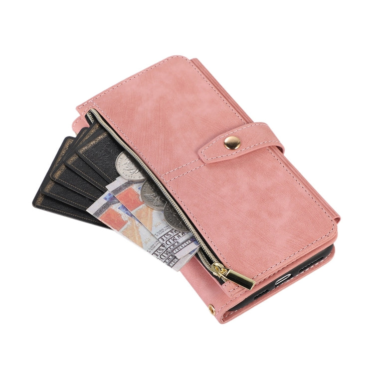For iPhone X / XS Dream 9-Card Wallet Zipper Bag Leather Phone Case
