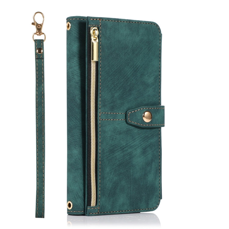 For iPhone 7 Plus / 8 Plus Dream 9-Card Wallet Zipper Bag Leather Phone Case