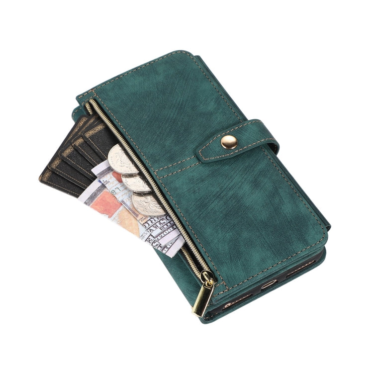 For iPhone 7 Plus / 8 Plus Dream 9-Card Wallet Zipper Bag Leather Phone Case