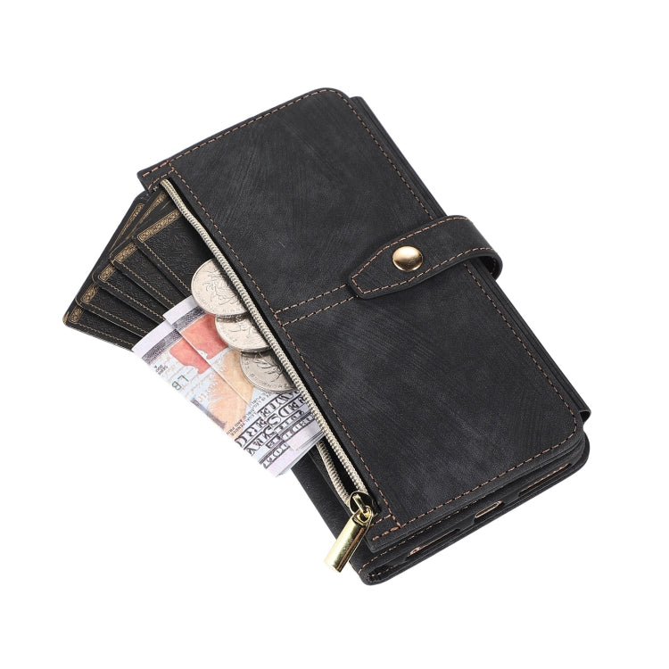 For iPhone 7 Plus / 8 Plus Dream 9-Card Wallet Zipper Bag Leather Phone Case