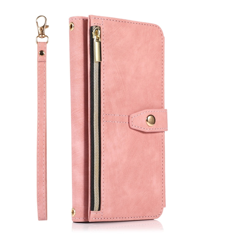 For iPhone 7 Plus / 8 Plus Dream 9-Card Wallet Zipper Bag Leather Phone Case