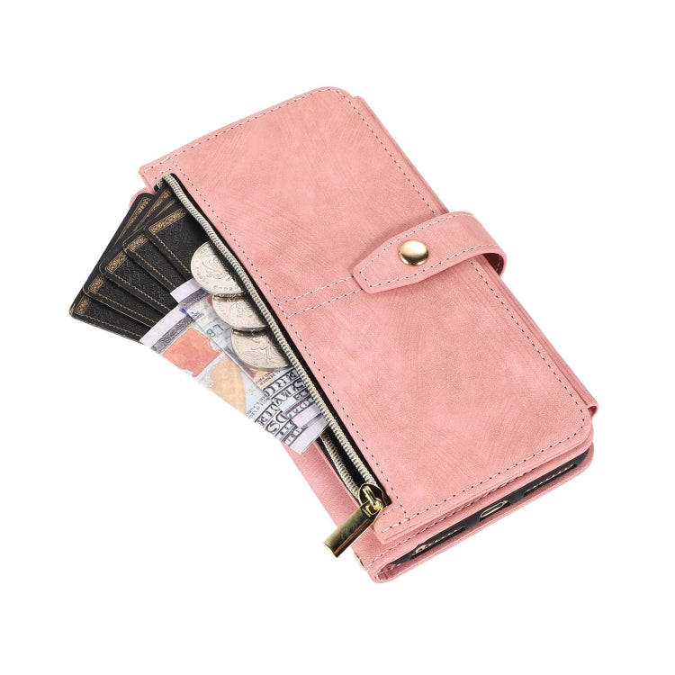 For iPhone 7 Plus / 8 Plus Dream 9-Card Wallet Zipper Bag Leather Phone Case