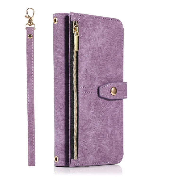 For iPhone 7 Plus / 8 Plus Dream 9-Card Wallet Zipper Bag Leather Phone Case
