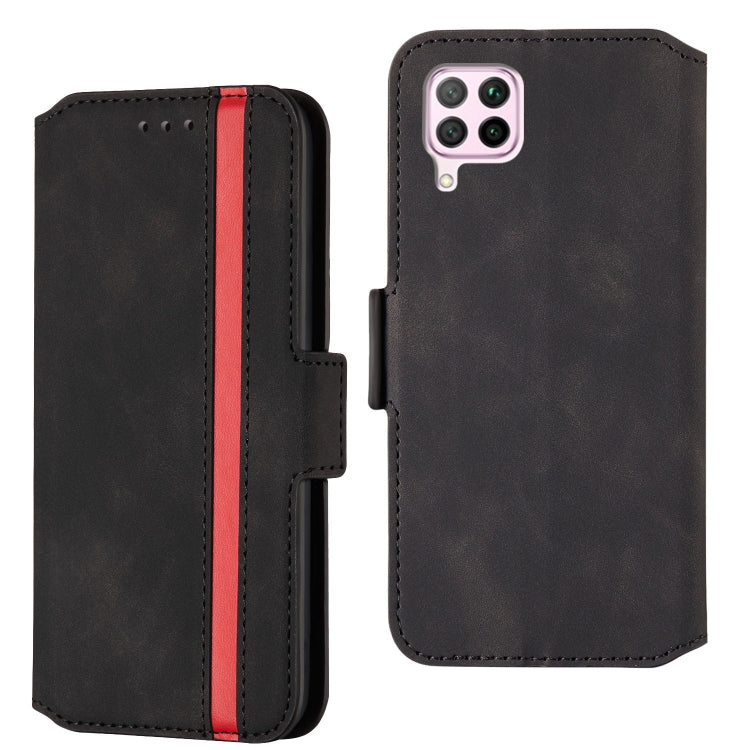 For Huawei P40 Lite Vintage Matte Oil-edge Horizontal Flip Leather Case with Bracket & Card Slots