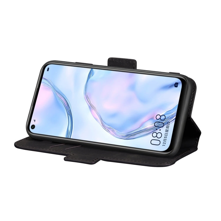 For Huawei P40 Lite Vintage Matte Oil-edge Horizontal Flip Leather Case with Bracket & Card Slots