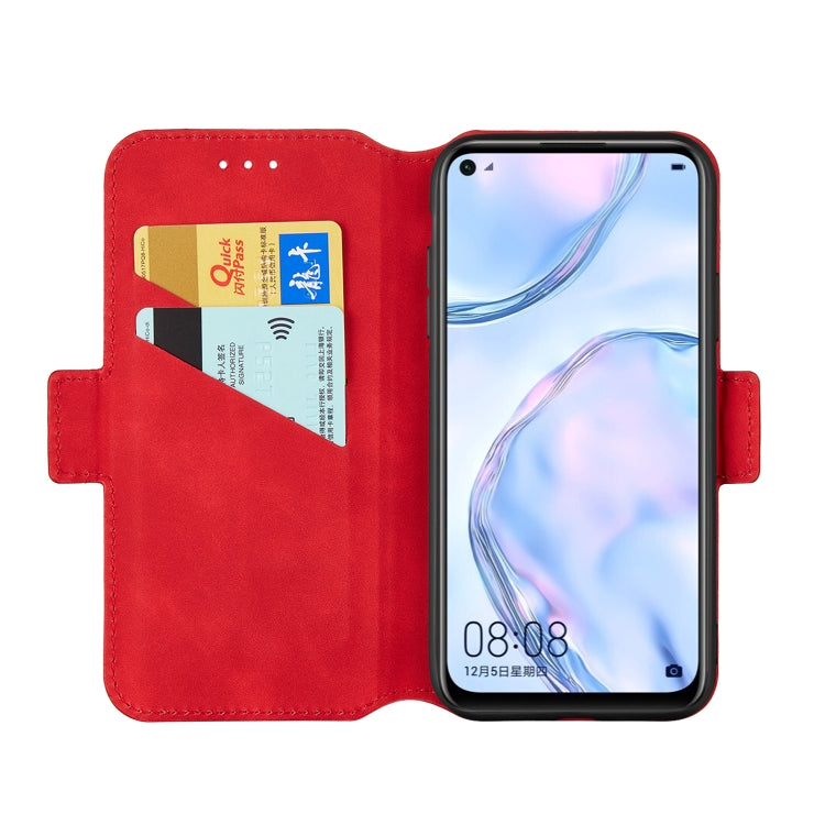 For Huawei P40 Lite Vintage Matte Oil-edge Horizontal Flip Leather Case with Bracket & Card Slots