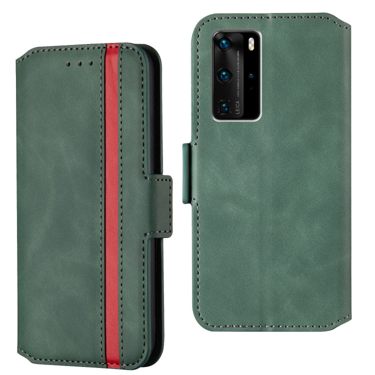 For Huawei P40 Pro Vintage Matte Oil-edge Horizontal Flip Leather Case with Bracket & Card Slots