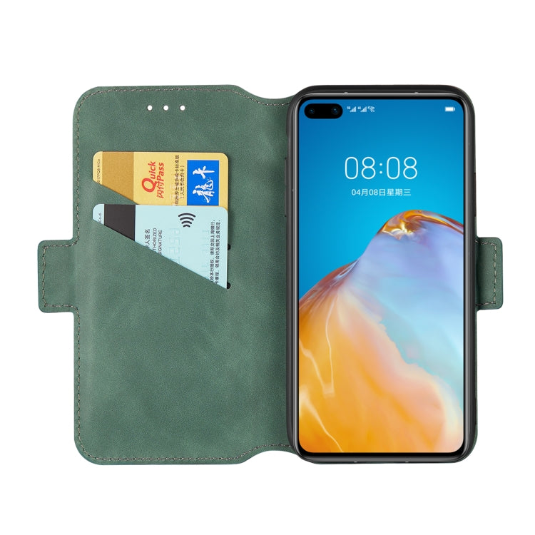For Huawei P40 Pro Vintage Matte Oil-edge Horizontal Flip Leather Case with Bracket & Card Slots