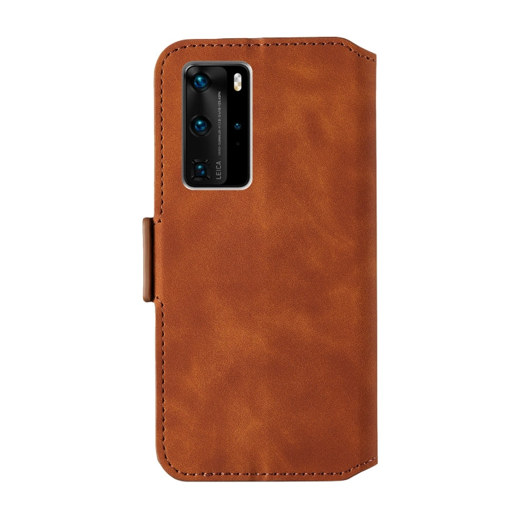 For Huawei P40 Pro Vintage Matte Oil-edge Horizontal Flip Leather Case with Bracket & Card Slots