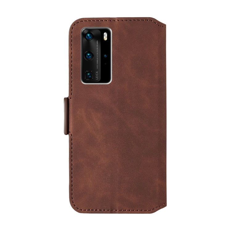 For Huawei P40 Pro Vintage Matte Oil-edge Horizontal Flip Leather Case with Bracket & Card Slots