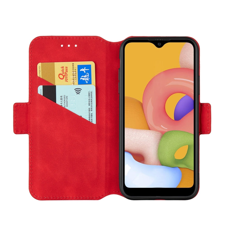 For Galaxy A01 Vintage Matte Oil-edge Horizontal Flip Leather Case with Bracket & Card Slots