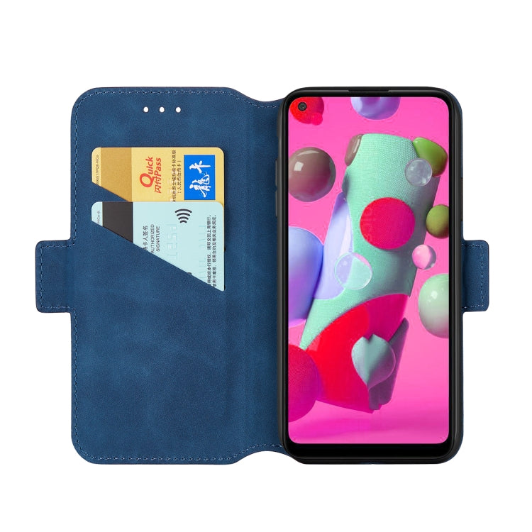 For Galaxy A21 Vintage Matte Oil-edge Horizontal Flip Leather Case with Bracket & Card Slots