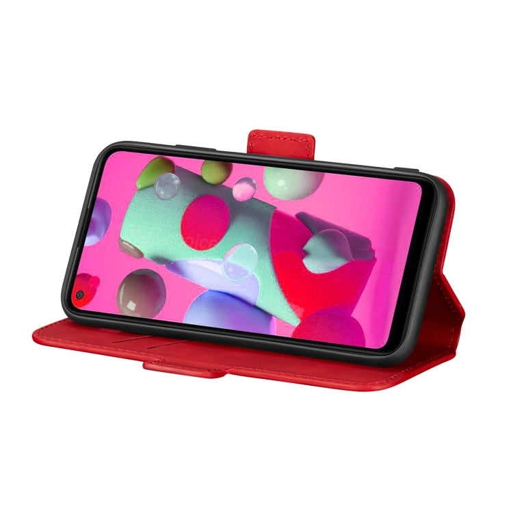 For Galaxy A21 Vintage Matte Oil-edge Horizontal Flip Leather Case with Bracket & Card Slots