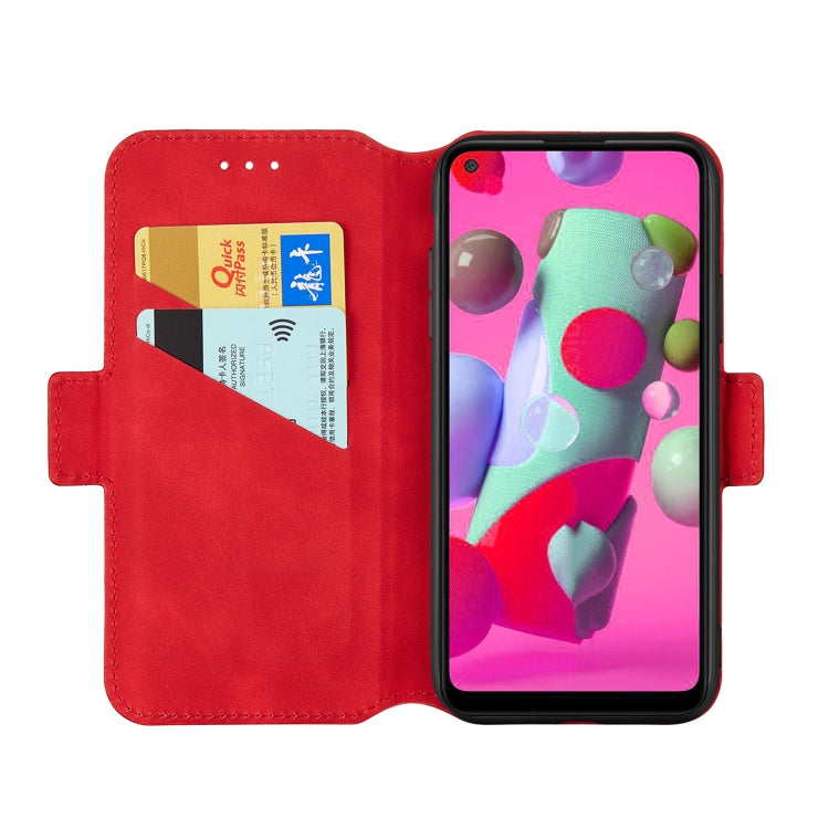 For Galaxy A21 Vintage Matte Oil-edge Horizontal Flip Leather Case with Bracket & Card Slots