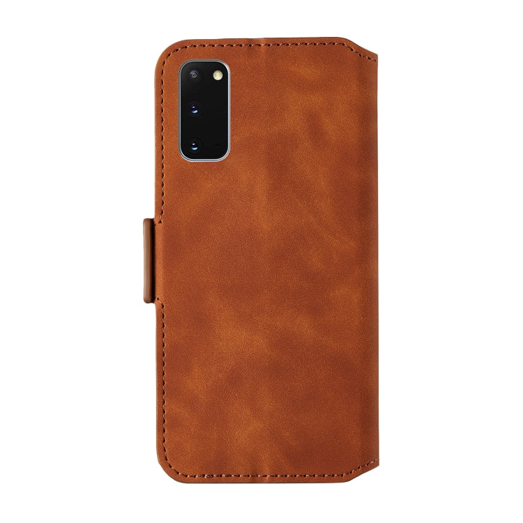 For Galaxy S20 Vintage Matte Oil-edge Horizontal Flip Leather Case with Bracket & Card Slots