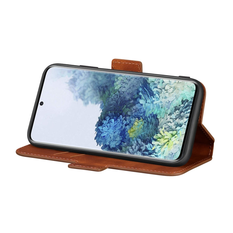 For Galaxy S20 Vintage Matte Oil-edge Horizontal Flip Leather Case with Bracket & Card Slots