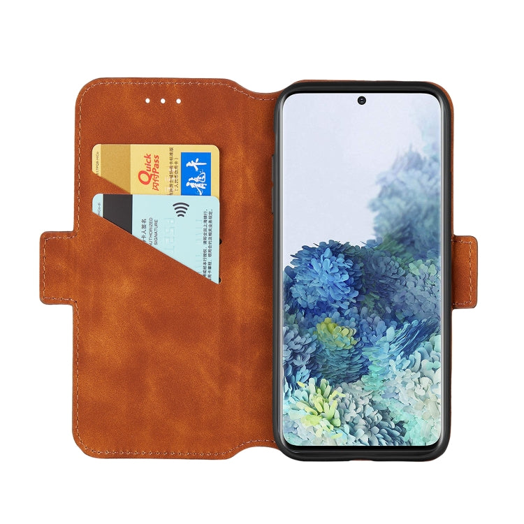 For Galaxy S20 Vintage Matte Oil-edge Horizontal Flip Leather Case with Bracket & Card Slots