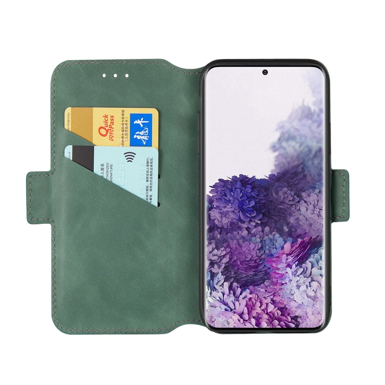 For Galaxy S20+ Vintage Matte Oil-edge Horizontal Flip Leather Case with Bracket & Card Slots