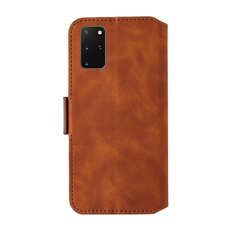 For Galaxy S20+ Vintage Matte Oil-edge Horizontal Flip Leather Case with Bracket & Card Slots